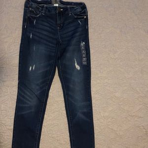 Justice Girls Mid Rise Super Skinny Jeans